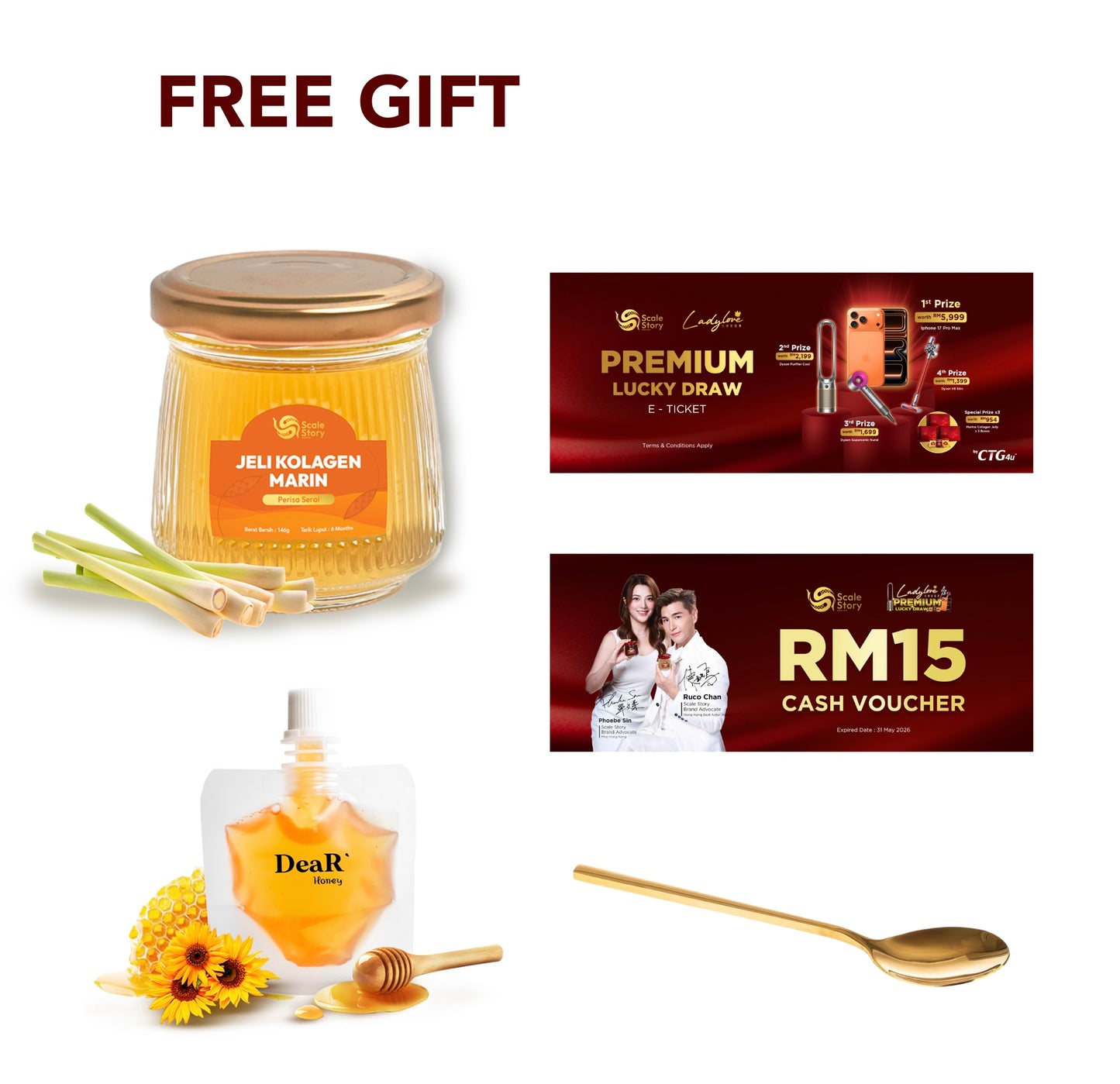 FREE GIFT【根据配套送赠品】