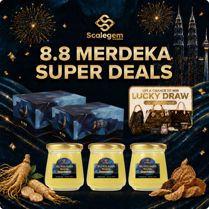 Ginseng Series Fish Scale Collagen【MERDEKA Promo】